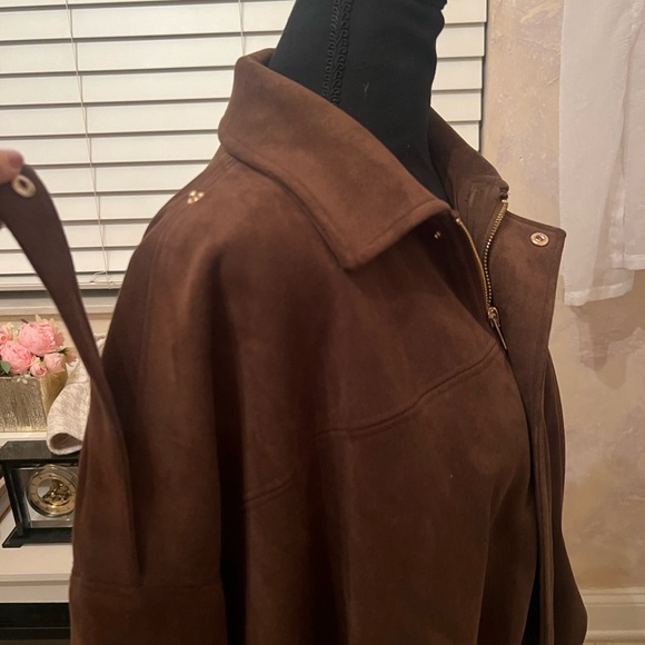 Zara Brown Bomber Jacket - Picture 5 of 5